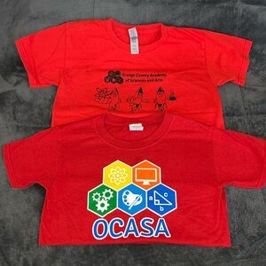 Orange County Academy of Sciences and Arts ( OCASA ) t-shirts